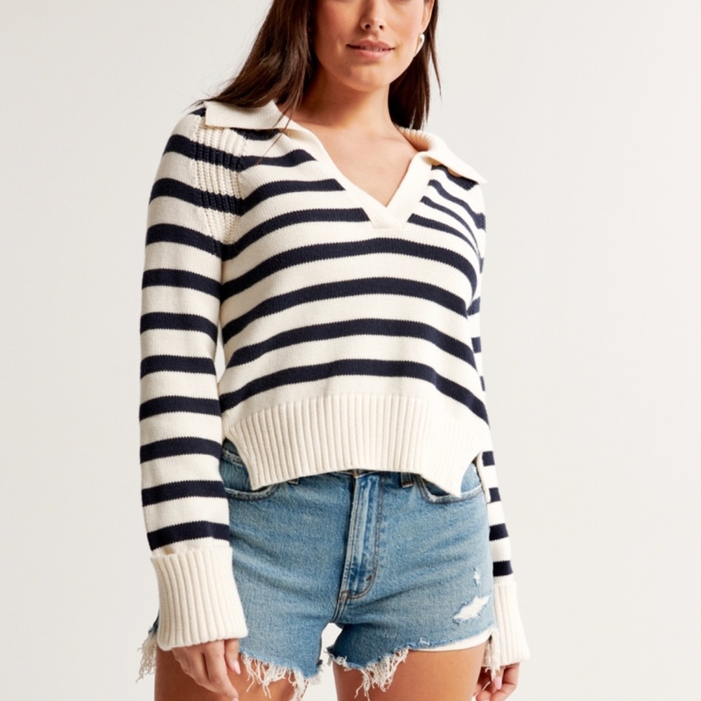 Abercrombie curve love high rise mom short